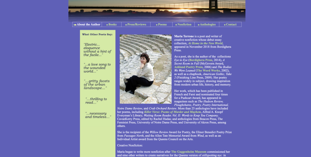 Maria Terrone — before