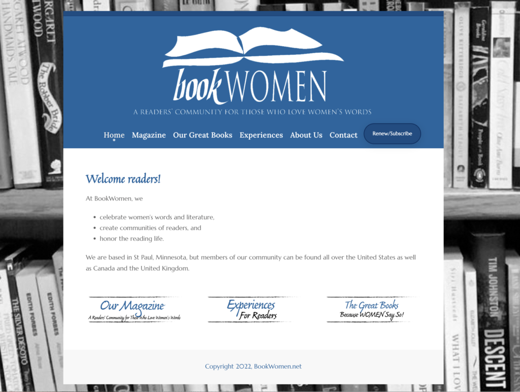 BookWomen — before